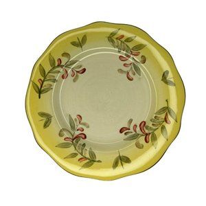 Better Homes Gardens "Tuscan Retreat" Stoneware Individual Luncheon Salad Plates